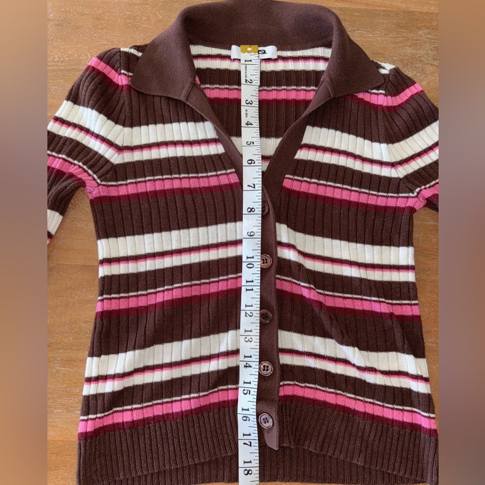 Preppy Rsq Ribbed Cardigan - Picture 2 of 8